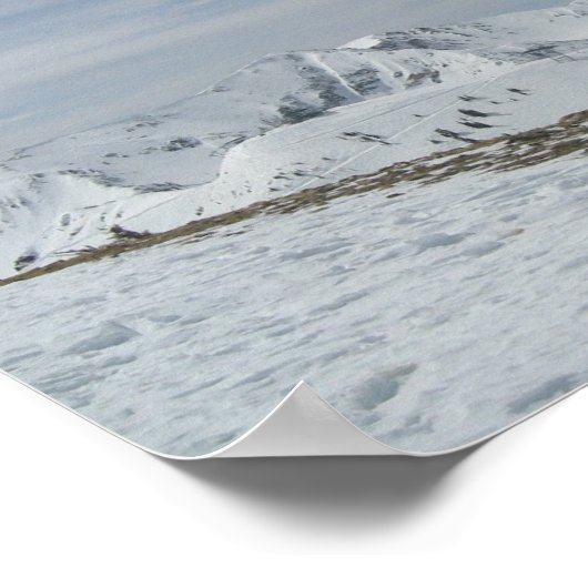 Poster Haut de Baldy Mountain, Alta Utah (Coin)