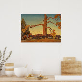 Poster Haut de la crête par Maynard Dixon (Cuisine)