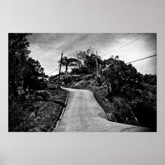 Poster haut de la route (Devant)