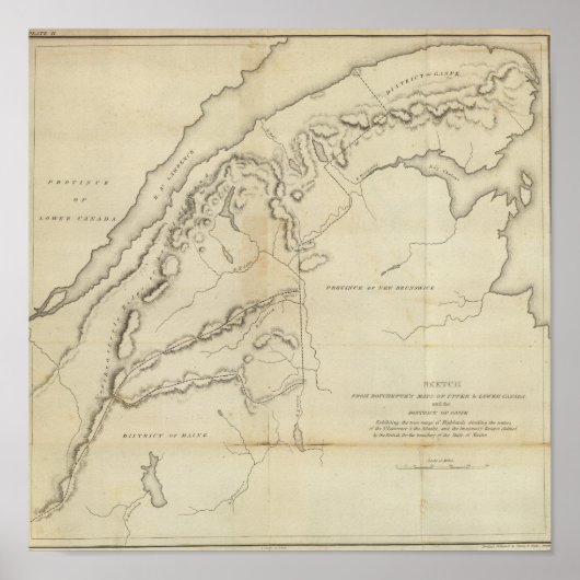 Poster Haut et Bas-Canada (Devant)