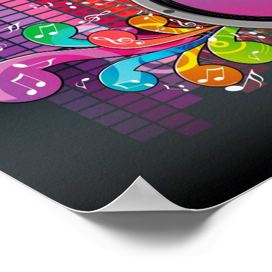 Poster Haut-parleur (Coin)