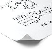 Poster Haut-parleur 1968 Livre blanc sur l'art des brevet (Coin)