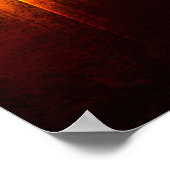 Poster Haut-parleur de musique de masse avec ondes sonore (Coin)