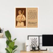 Poster Haut-parleur Tristam Red Sox Baseball 1912 (Bureau à domicile)