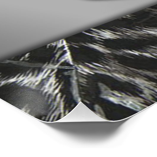 Poster Haut talon Empreinte de léopard avec léopard (Coin)