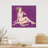 Poster Haut talons vers le haut (Cuisine)