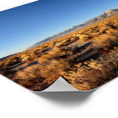 Poster Haute chaîne de montagnes de la Sierra Nevada (Coin)