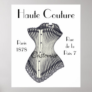 Poster Haute Couture Corset Thunder_Cove