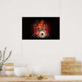 POSTER HAUTE DÉFINITION DE LA BATTERIE D'ESSENCE (Cuisine)