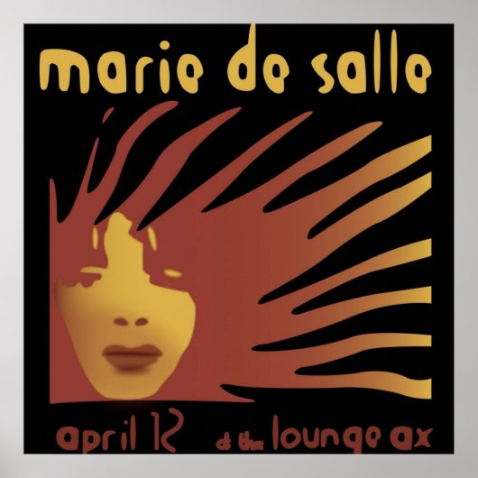 Poster Haute fidélité 2000 Marie De Salle (Devant)