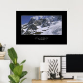 Poster Haute montagne : La Meije en France (Bureau à domicile)