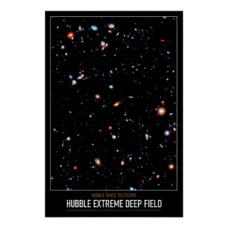 Poster Haute Res Astronomie Hubble Extreme Deep Field