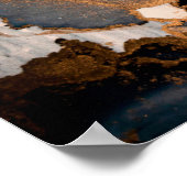 Poster Haute résolution. Peinture abstraite de luxe (Coin)