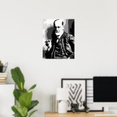 Poster Haute résolution Sigmund Freud art vectoriel (Bureau à domicile)
