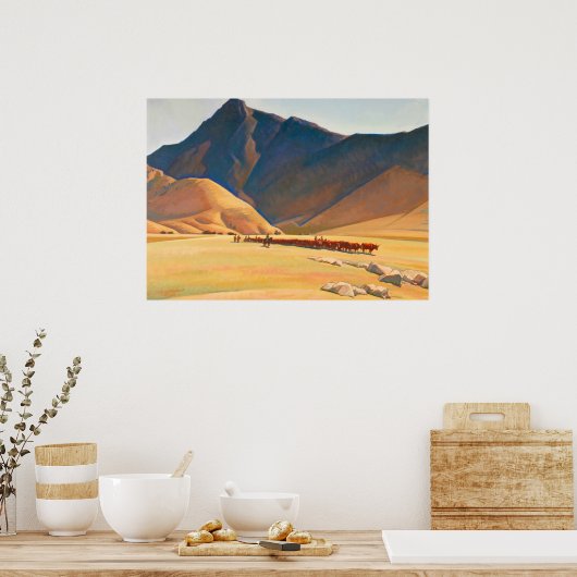 Poster Hautes collines de Tehachapi, 1936 par Maynard Dix (Cuisine)