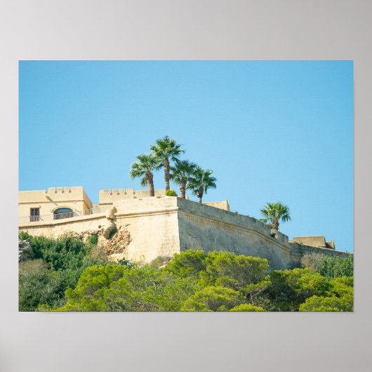 Poster Hauteurs de la Citadelle de Gozo (Devant)