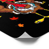 Poster Hauts de frottement de Thanksgiving Femmes Dinde F (Coin)