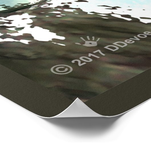 Poster Hauts sommets - Air léger (Coin)