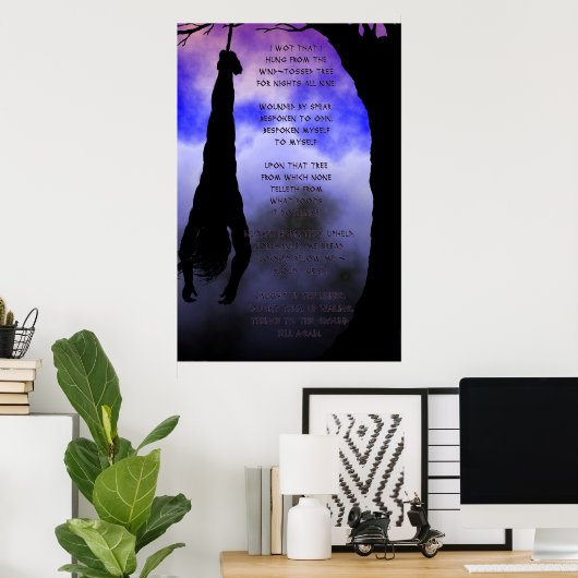 Poster Havamal (Bureau à domicile)