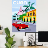 Poster Havana Cuba (Bureau à domicile)