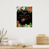 Poster Havana Nights, Havana Nights Party, Tropical (Cuisine)