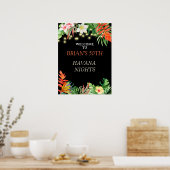 Poster Havana Nights, Havana Nights Party, Tropical (Cuisine)