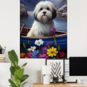 Poster Havanais en pagaie : une aventure Pittoresque (Bureau à domicile)