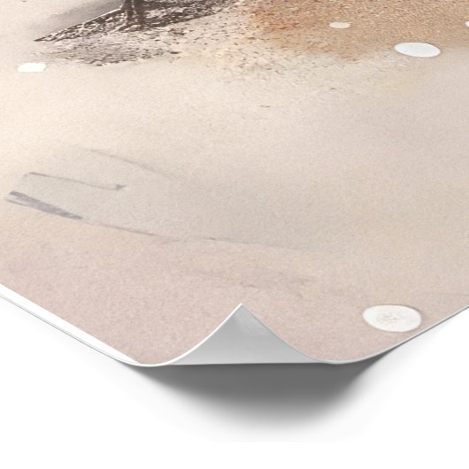 Poster Havanais Winter Wonderland Noël Joie (Coin)