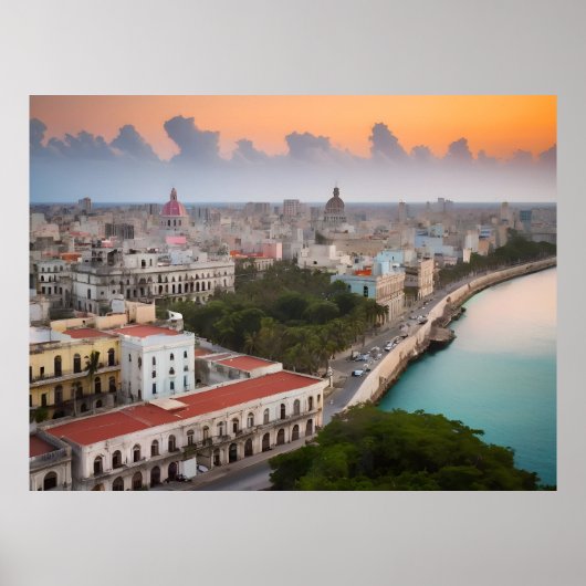 Poster Havane Cuba (Devant)