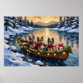 Poster Havanese Christmas Boat Holiday (Devant)