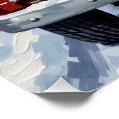 Poster Havanese Christmas Red Truck Holiday (Coin)