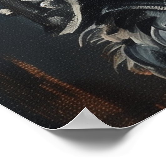 Poster Havanese Dog In Armor (Coin)