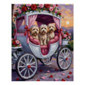 Poster Havanese Dog Valentine's Day  (Devant)