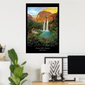 Poster Havasu Falls Arizona (Bureau à domicile)