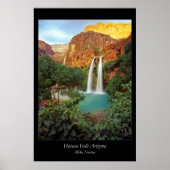 Poster Havasu Falls Arizona (Devant)