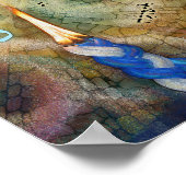 Poster Havdalah Candle Hebrew Prayer Lyrics Art Print (Coin)