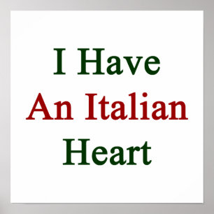 Poster Have An Italian Heart