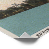 Poster Haven d'hiver, Floride - Vue sur l'eau du printemp (Coin)