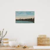 Poster Haven d'hiver, Floride - Vue sur l'eau du printemp (Cuisine)