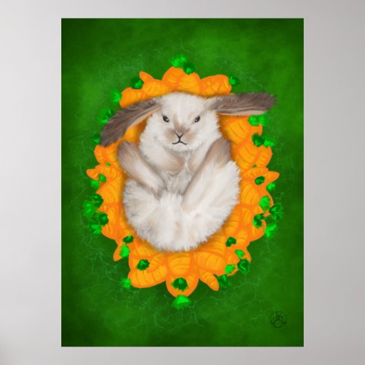 Poster Havre de carottes : Bou Blissful de Bunny Brown et (Devant)