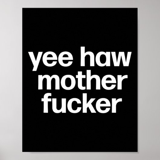 Poster Haw Mother Er Funky Southern Redneck Rodeo (Devant)