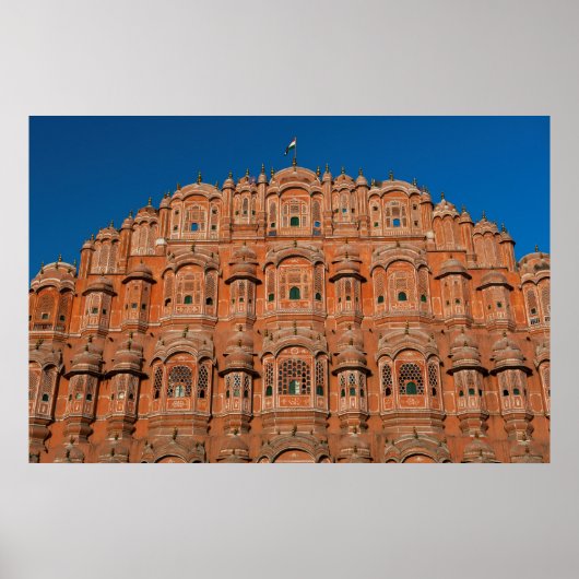 Poster Hawa Mahal, Jaipur, Inde (Devant)