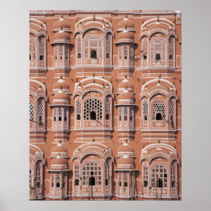 Poster Hawa Mahal (Palais des Vents), Jaipur