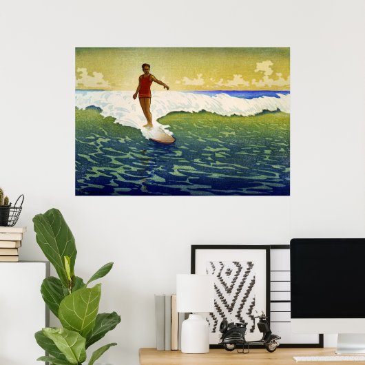 Poster Hawaii - Charles William Bartlett - 1918 (Bureau à domicile)