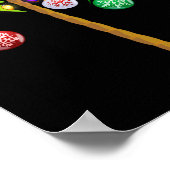 Poster Hawaii Christmas Palm Tree Tropical Xmas Coconut L (Coin)