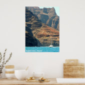 Poster - Hawaii Coastline (Cuisine)