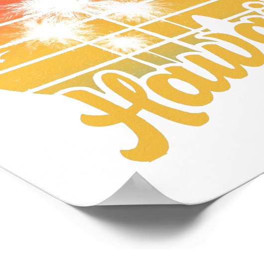 Poster Hawaii Famille Vacation 2022 Souvenir Cadeau (Coin)