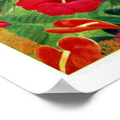 Poster Hawaii, île tropicale, sirène sous un grand arbre (Coin)