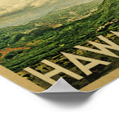 Poster Hawaii - Imprimer Vintage voyage (Coin)