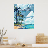 Poster Hawaii Kai Honolulu Oahu Hawaii Retro (Cuisine)